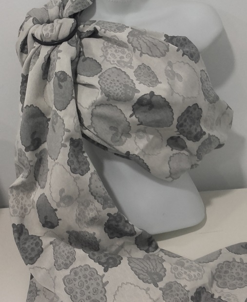 Kangura portabebés Bandoleras artesanales de fular Pellicano Black Sheep