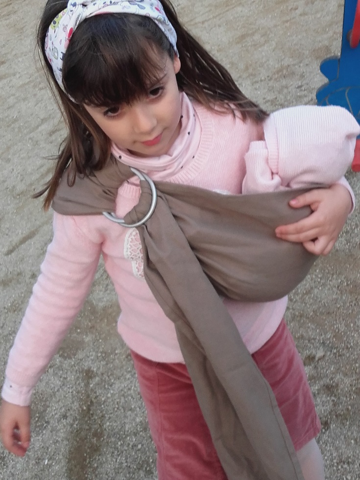 Kangura portanadons Mini bandolera Artesanal de joguina Néobulle Térre Lisa