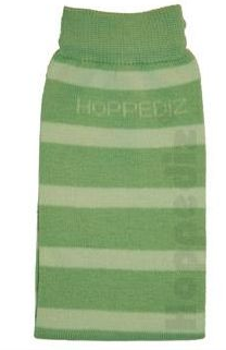 Kangura portabebés Calentadores Hoppediz Algodón Green-light green striped