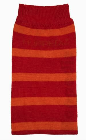 Kangura portabebés Calentadores Hoppediz Algodón Red-orange striped