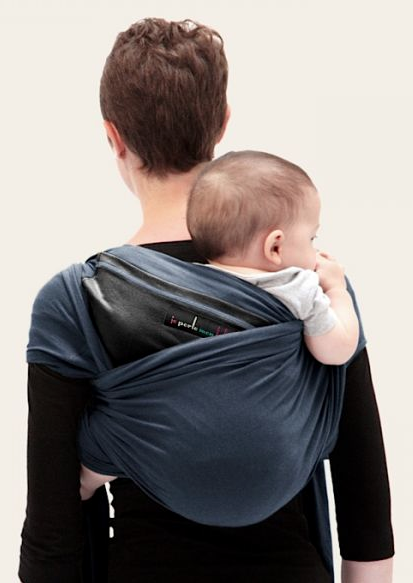 Kangura portabebés Fular portabebé Love Radius MIDNIGHTBLUE, Black