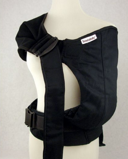 Kangura portanadons Mei hip Scootababy Black