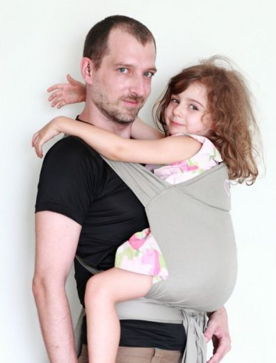 Kangura portanadons Maxi-tai Ling Ling d'amour Dune