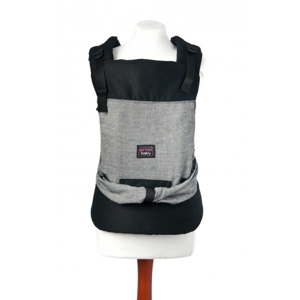 Kangura portabebés Mochila portabebés Emeibaby Gris y Negro