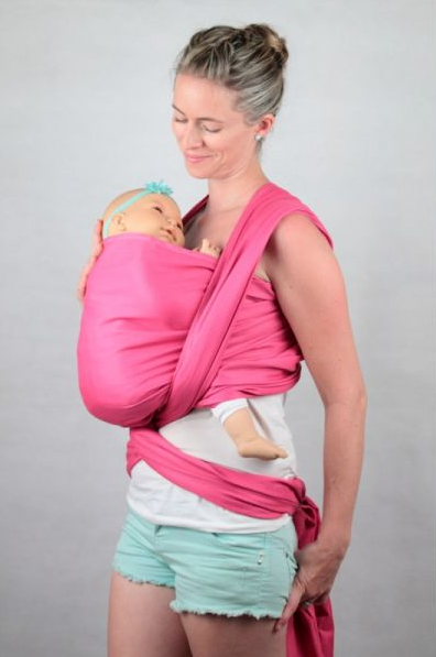 Kangura portanadons Fulard portanadons Ling Ling d'amour Fucsia