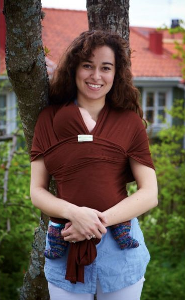 Kangura portabebés Fular portabebé Aldoria Bambú Marrón