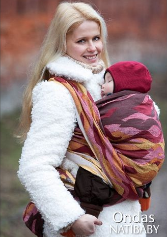 Kangura portabebés Fular Natibaby Ondas T5 (Ed. Limitada)