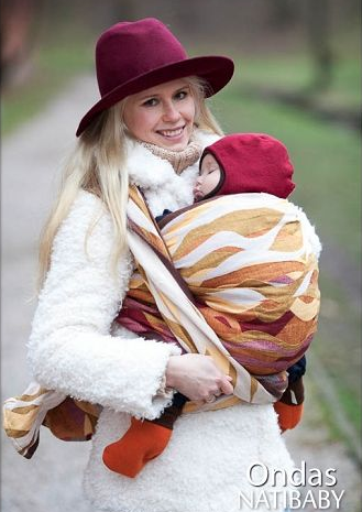 Kangura portabebés Fular Natibaby Ondas T5 (Ed. Limitada)