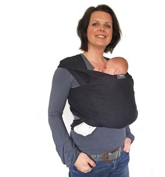 Kangura portabebés Fular portabebé SmallVips Bambú Negro