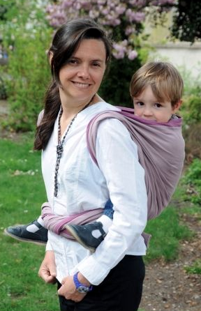 Kangura portabebés Fular portabebé Néobulle Parme