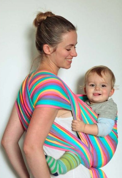 Kangura portanadons Fulard portanadons Ling Ling d'amour Sol Rainbow O2