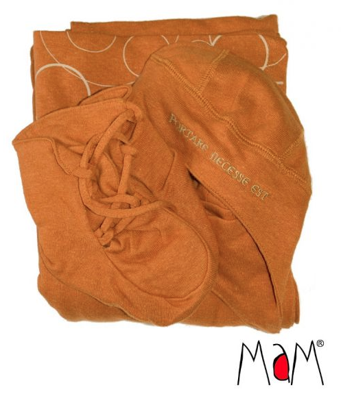 Kangura portabebés Fular portabebé MamEco Naranja