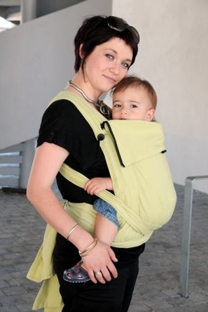 Kangura portabebés Portabebé mei tai Néobulle Evolu'Bulle Vert Amande