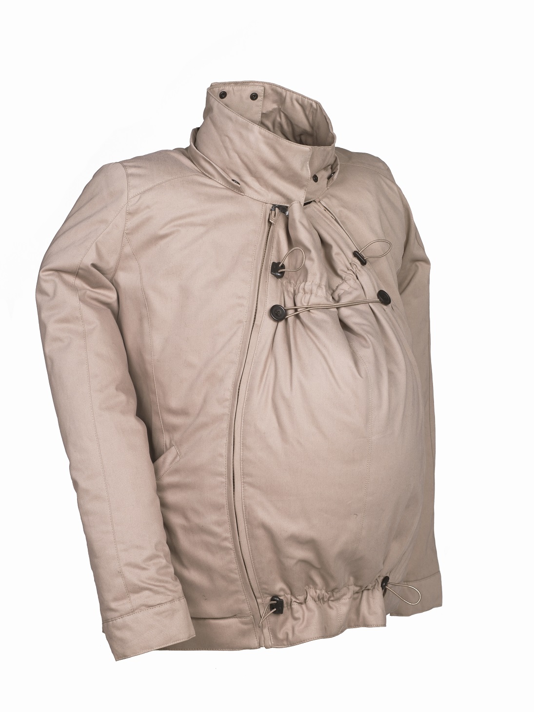 Kangura portabebés Abrigo de porteo Momawo 4 en 1 Camel