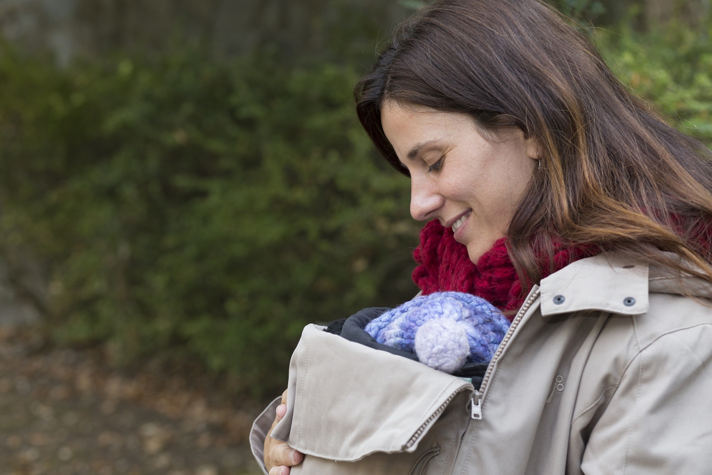 Kangura portabebés Abrigo de porteo Momawo 4 en 1 Camel