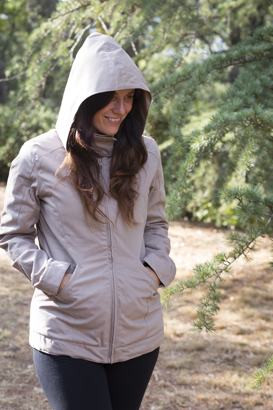 Kangura portabebés Abrigo de porteo Momawo 4 en 1 Camel