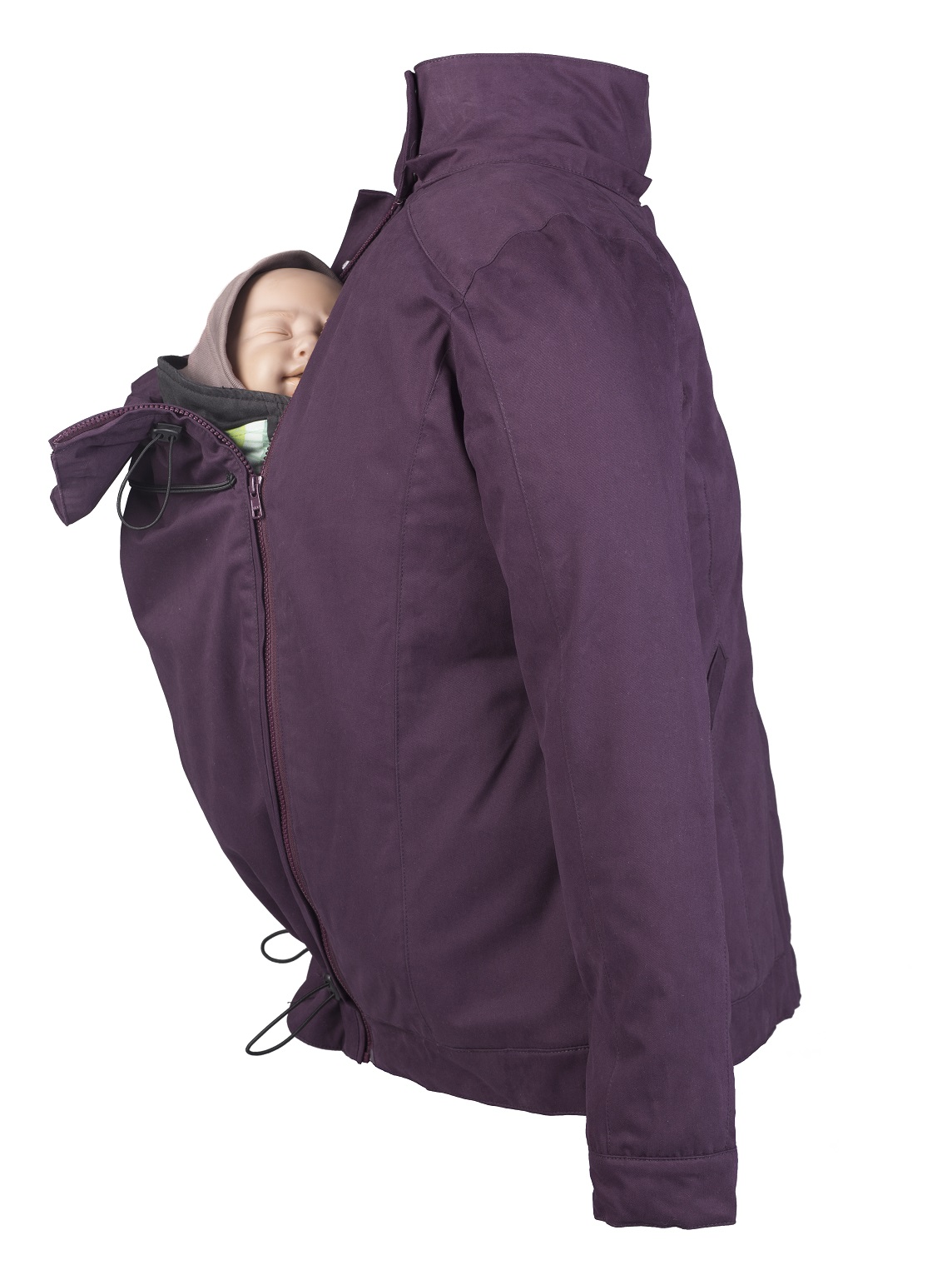 Kangura portabebés Abrigo de porteo Momawo 4 en 1 Purple