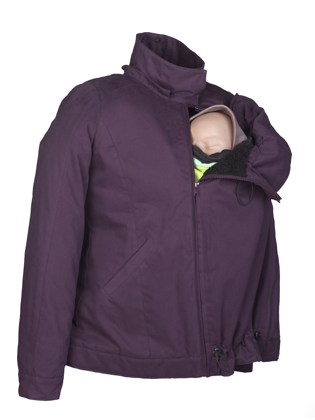 Kangura portabebés Abrigo de porteo Momawo 4 en 1 Purple