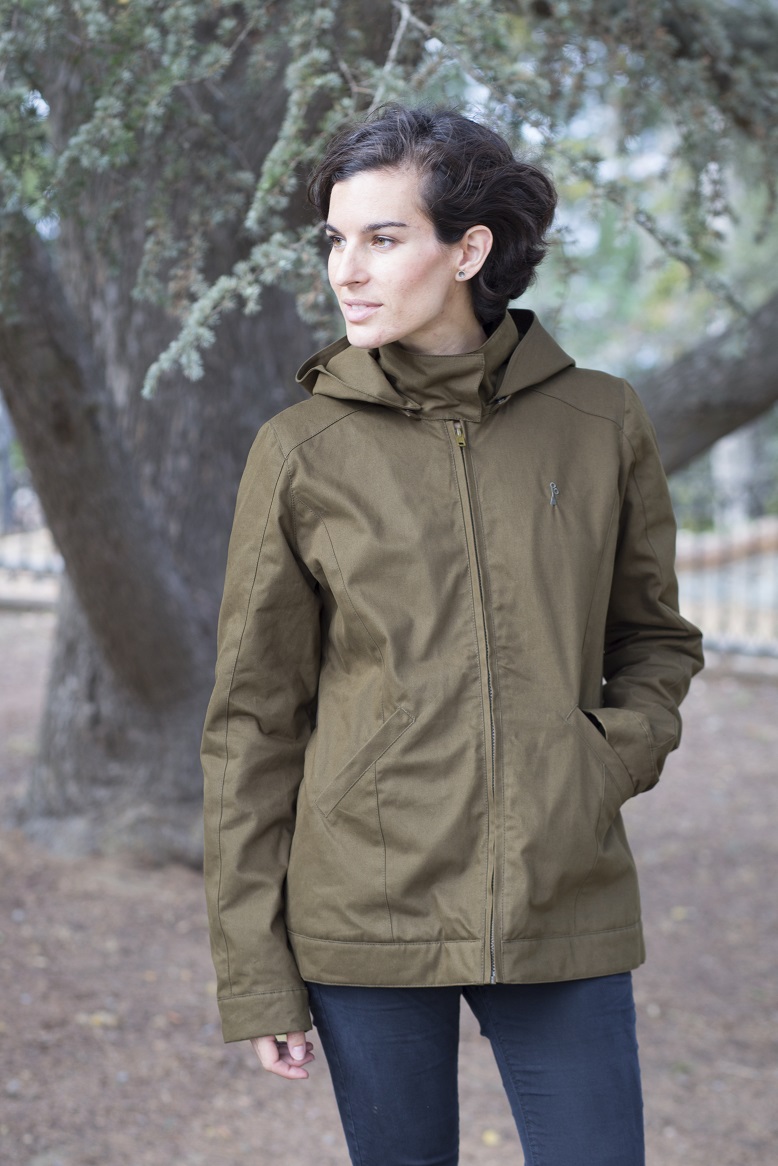 Kangura portabebés Abrigo de porteo Momawo 4 en 1 Khaki