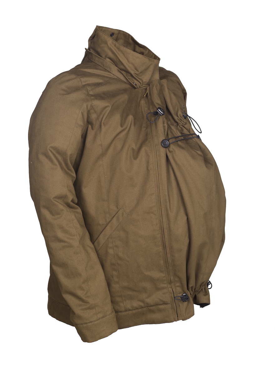 Kangura portabebés Abrigo de porteo Momawo 4 en 1 Khaki