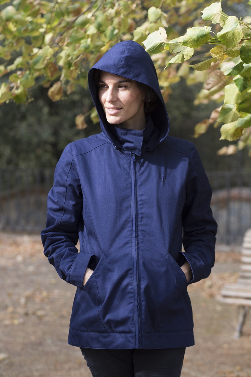 Kangura portabebés Abrigo de porteo Momawo 4 en 1 Navy Blue