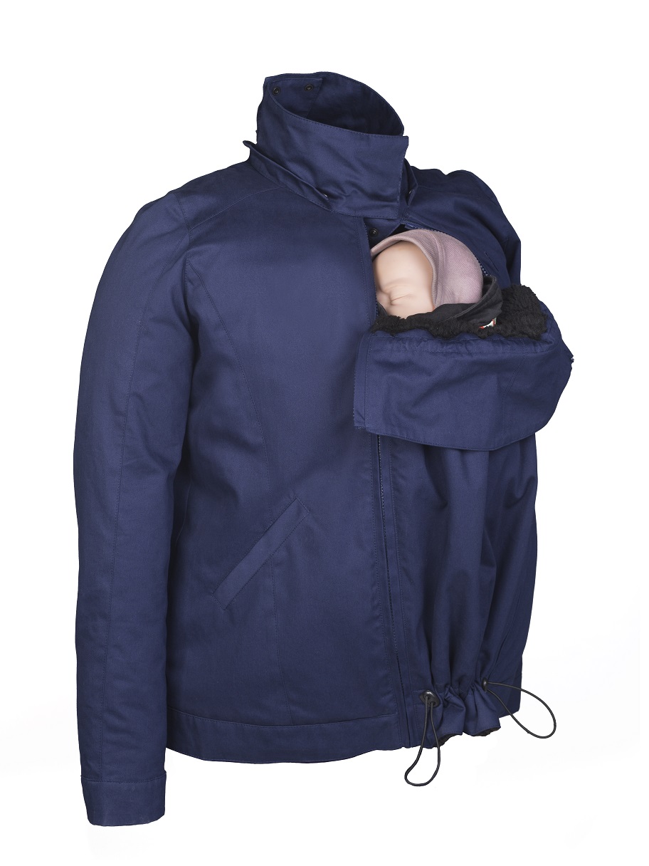 Kangura portabebés Abrigo de porteo Momawo 4 en 1 Navy Blue