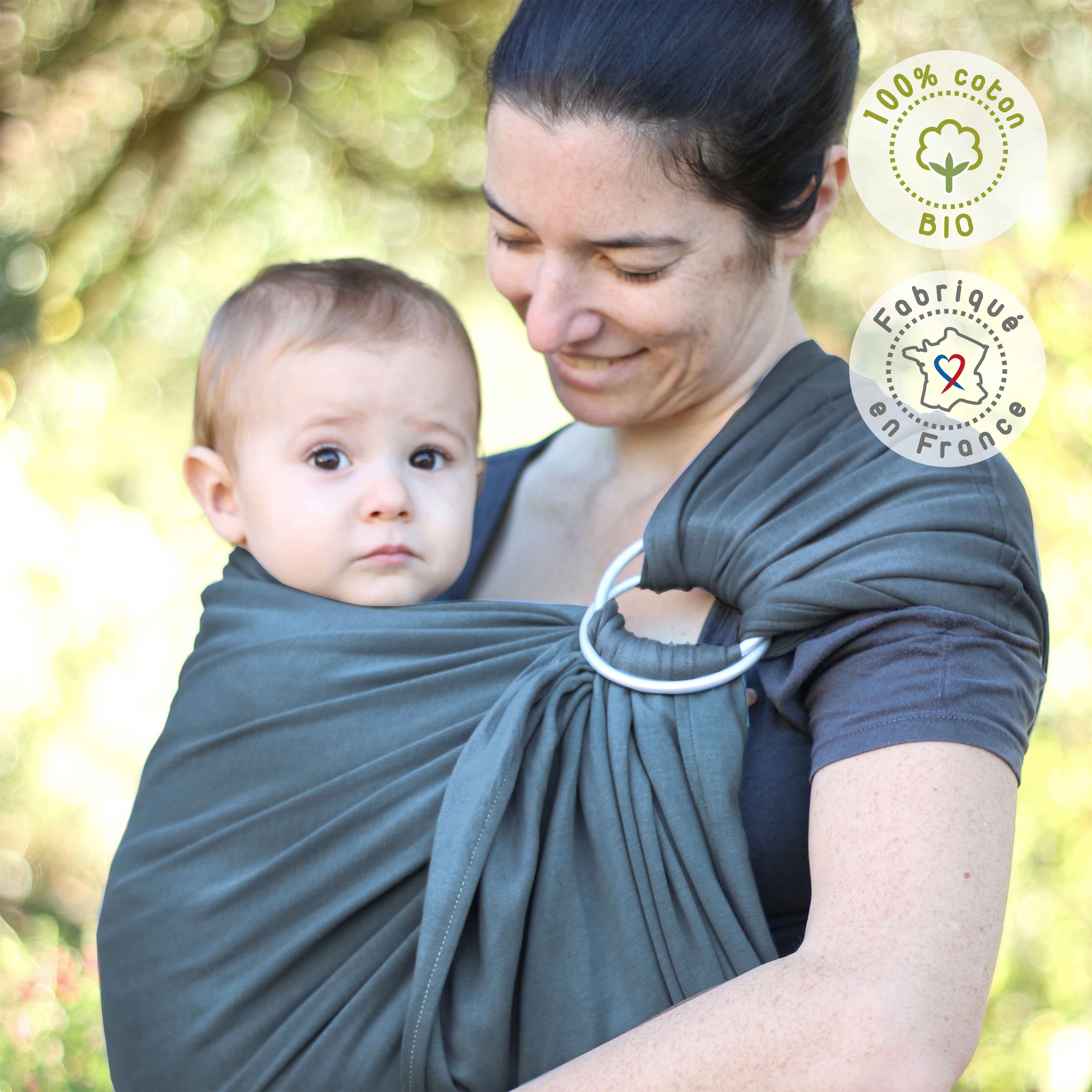 Kangura portabebés Bandolera portabebé Néobulle elástica My Sling Bleu