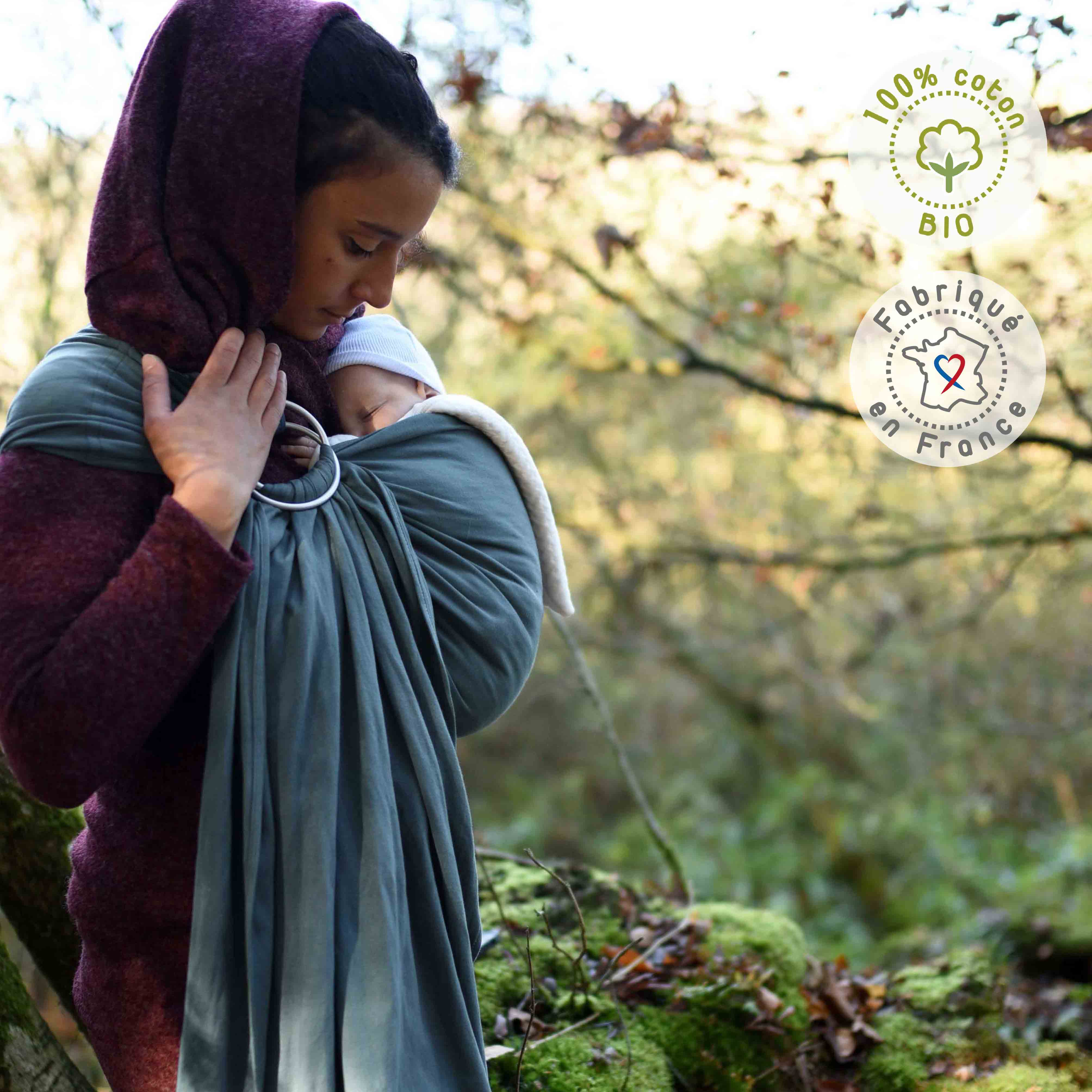 Kangura portabebés Bandolera portabebé Néobulle elástica My Sling Bleu