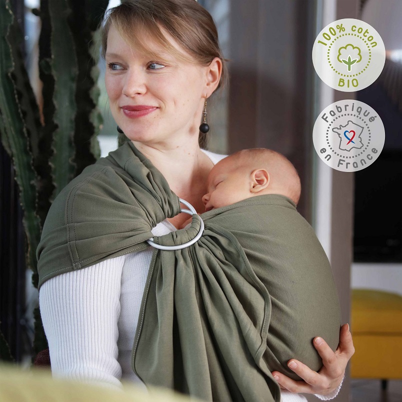 Kangura portabebés Bandolera portabebé Néobulle elástica My Sling Vert