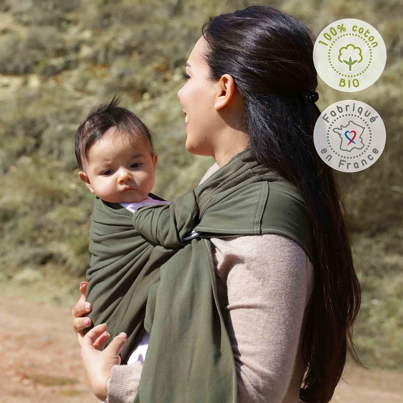 Kangura portabebés Bandolera portabebé Néobulle elástica My Sling Vert