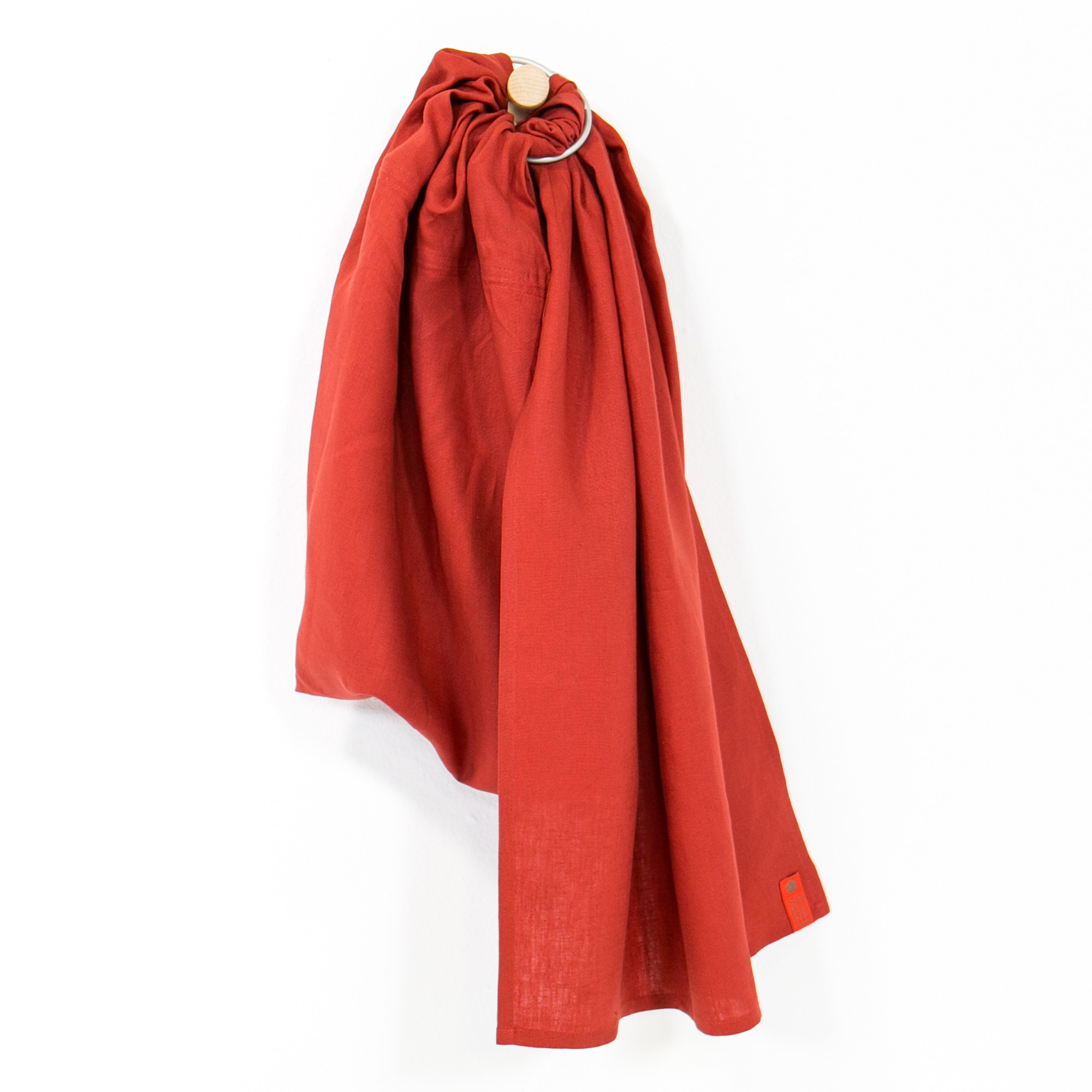 Kangura portabebés Bandolera portabebés Sakura Bloom Linen Classic Sienna