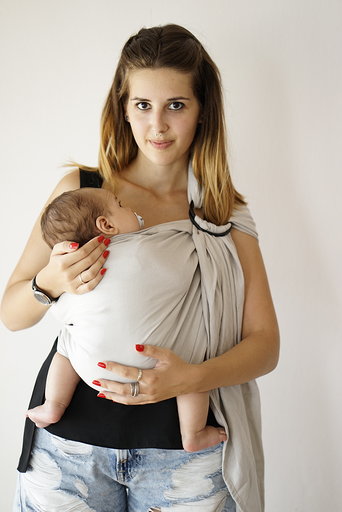 Kangura portabebés Bandolera portabebé Littlemiss Nube