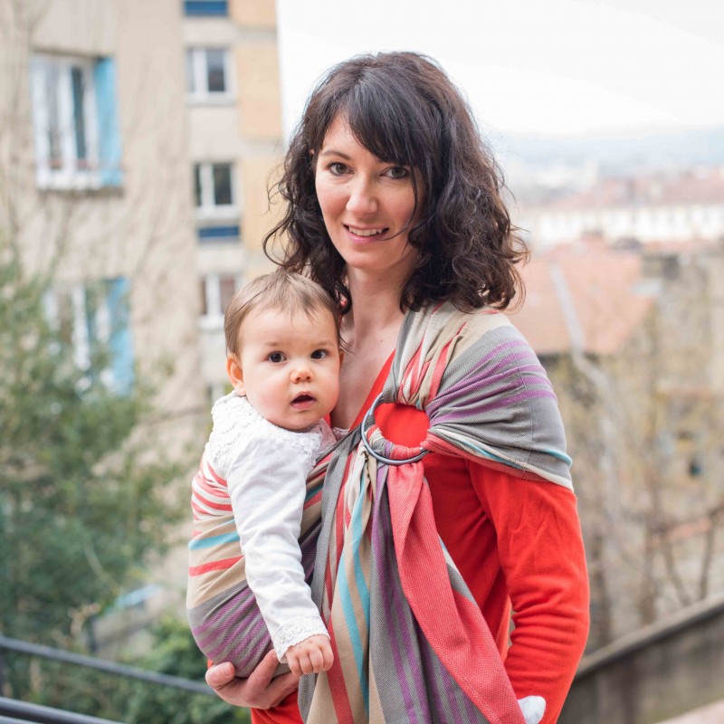 Kangura portabebés Bandolera portabebé Néobulle Néo'Sling Hugo