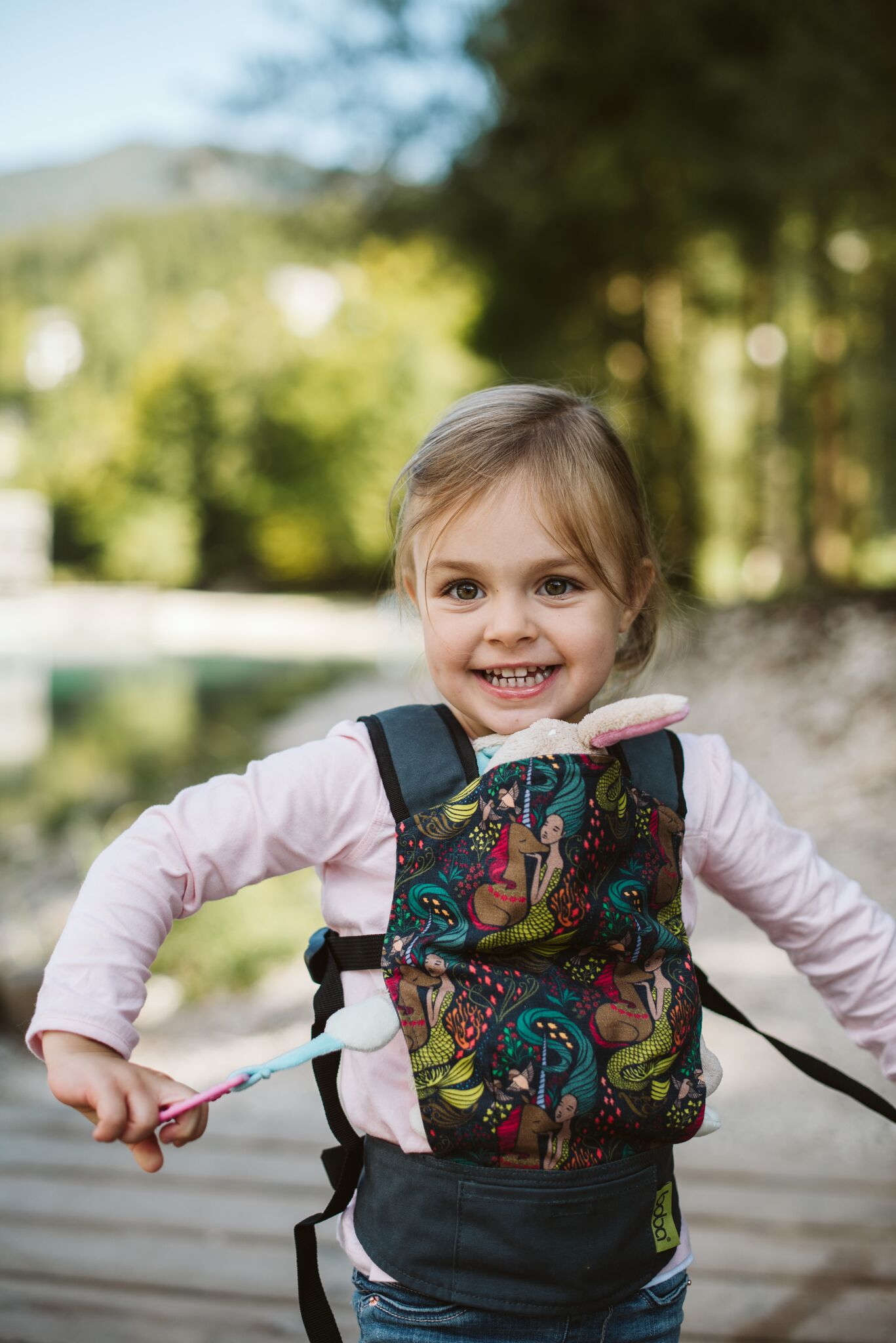 Kangura portanadons Boba Mini motxilla de joguina Mermaid and Unicorn