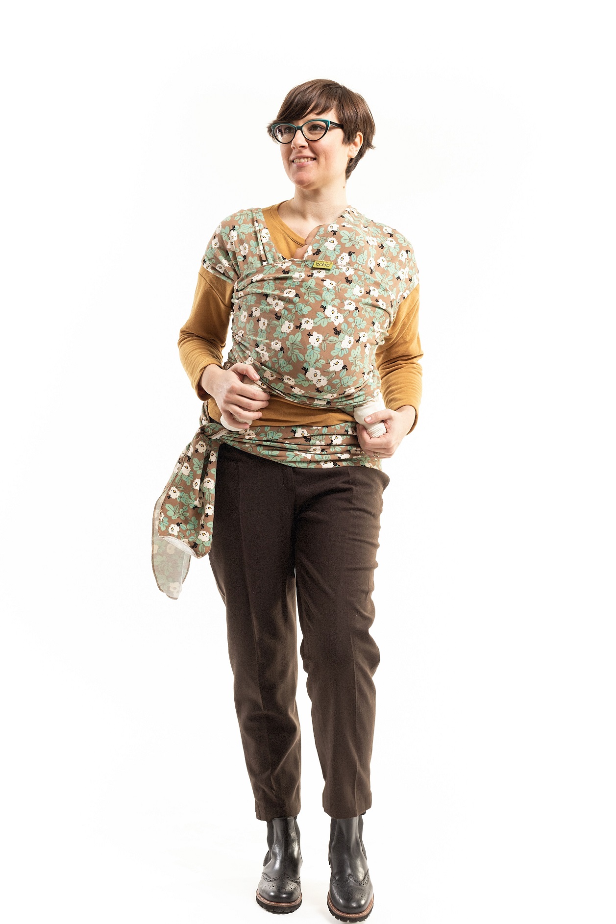 Kangura portabebés Fular elástico portabebé Boba Wrap Magnolia