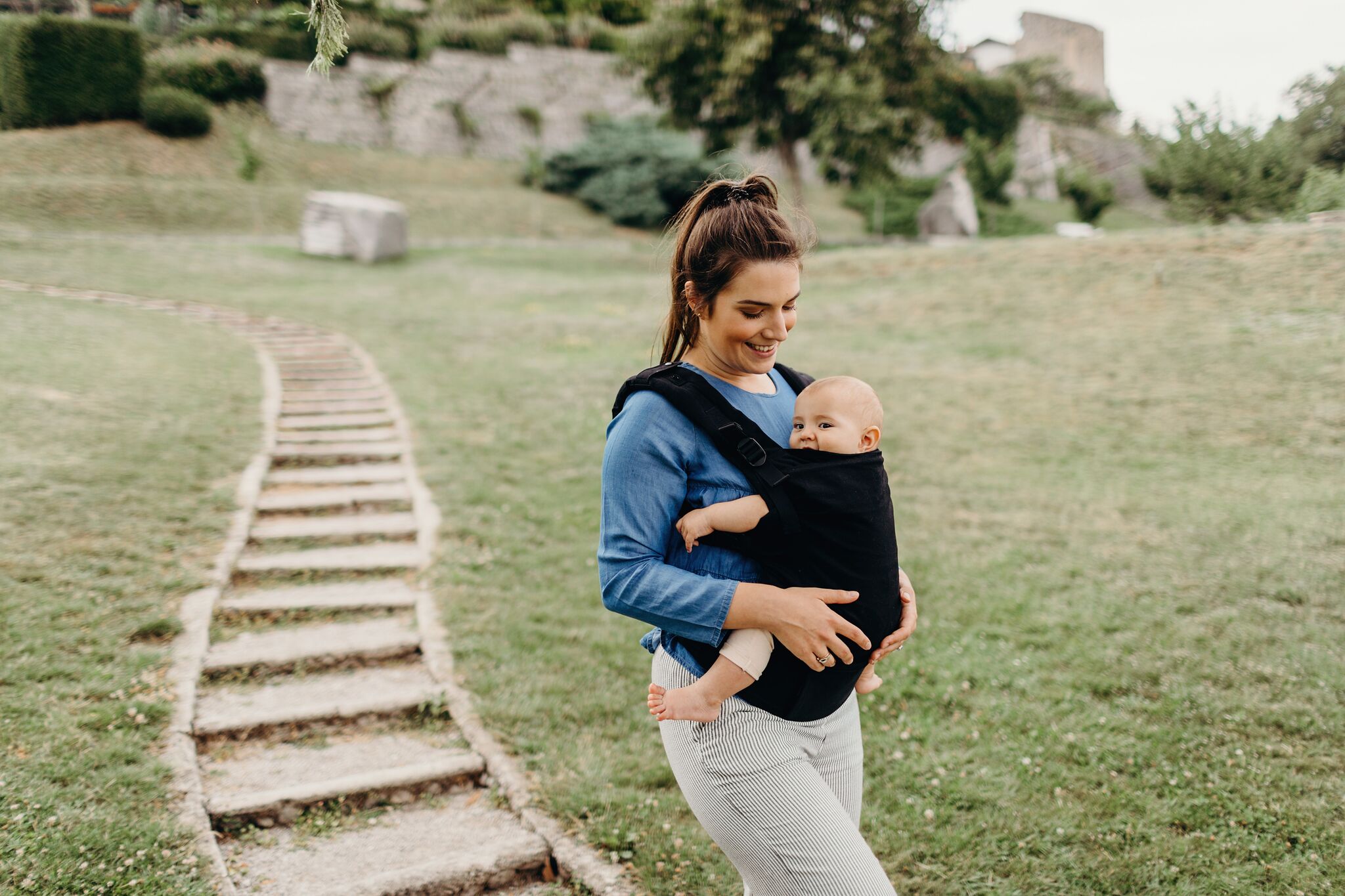Kangura portabebés Mochila Evolutiva Portabebé Boba X Black Beauty