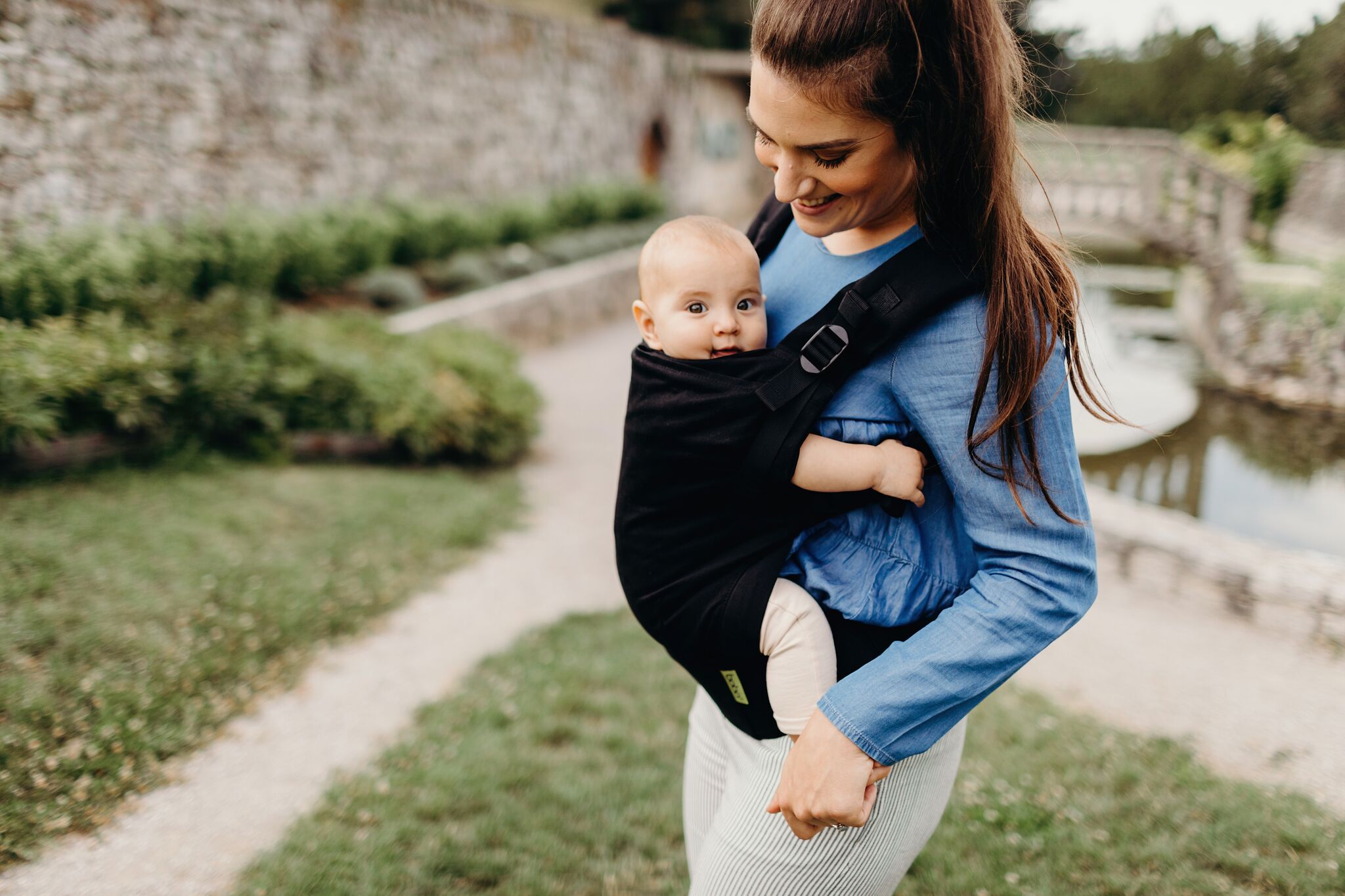Kangura portabebés Mochila Evolutiva Portabebé Boba X Black Beauty