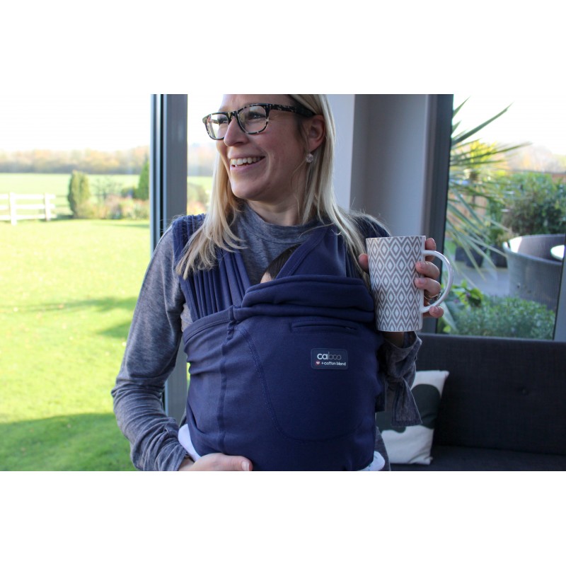 Kangura portabebés Portabebé mochila fular Caboo Algodón Eclipse