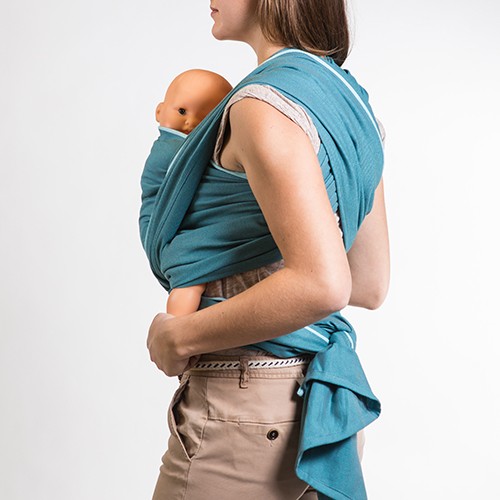 Kangura portabebés Fular portabebé Néobulle Bleu Denim