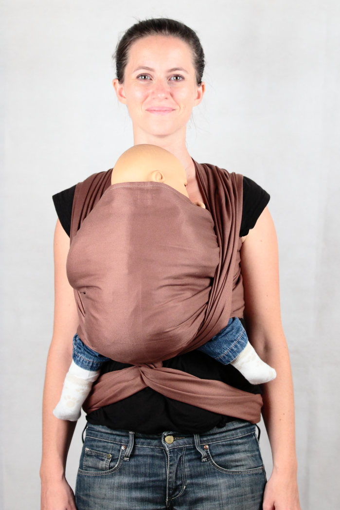 Kangura portanadons Fulard portanadons Ling Ling d'amour Chocolate