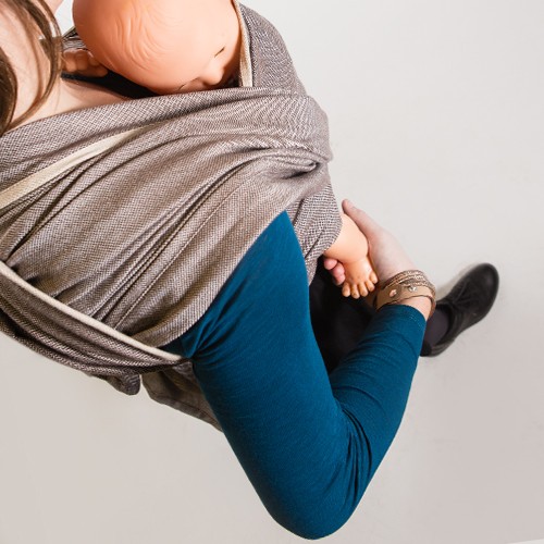 Kangura portabebés Fular portabebé Néobulle Marron Cappuccino