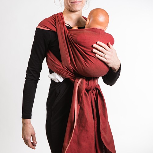 Kangura portabebés Fular portabebé Néobulle Rouge Velours