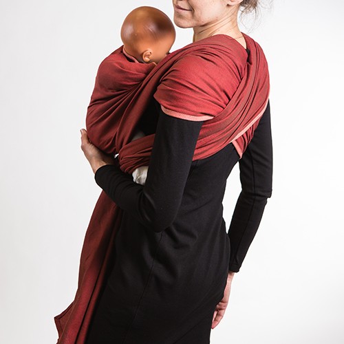 Kangura portabebés Fular portabebé Néobulle Rouge Velours