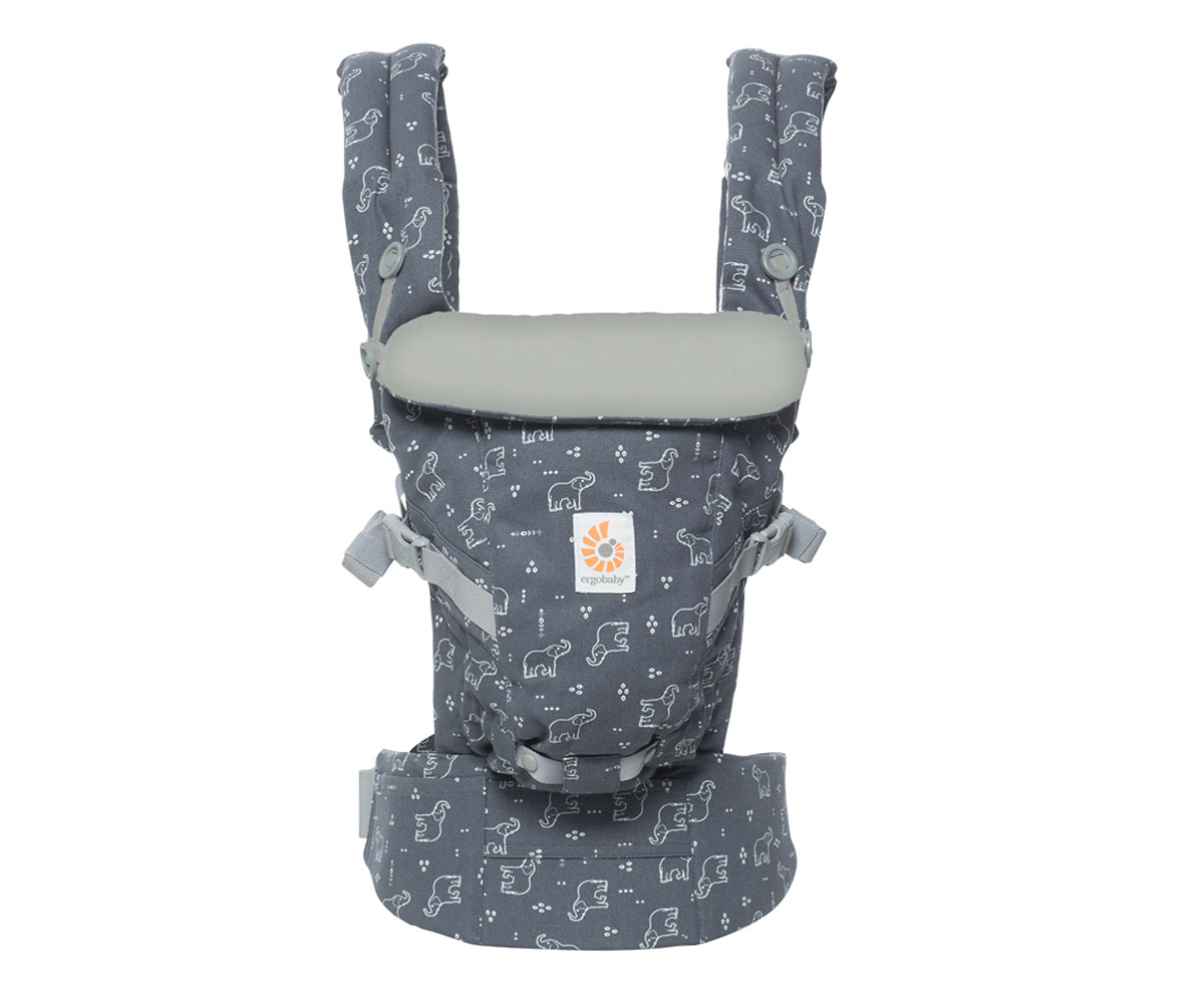 Kangura portabebés Mochila portabebé Ergobaby Adapt Elefantes
