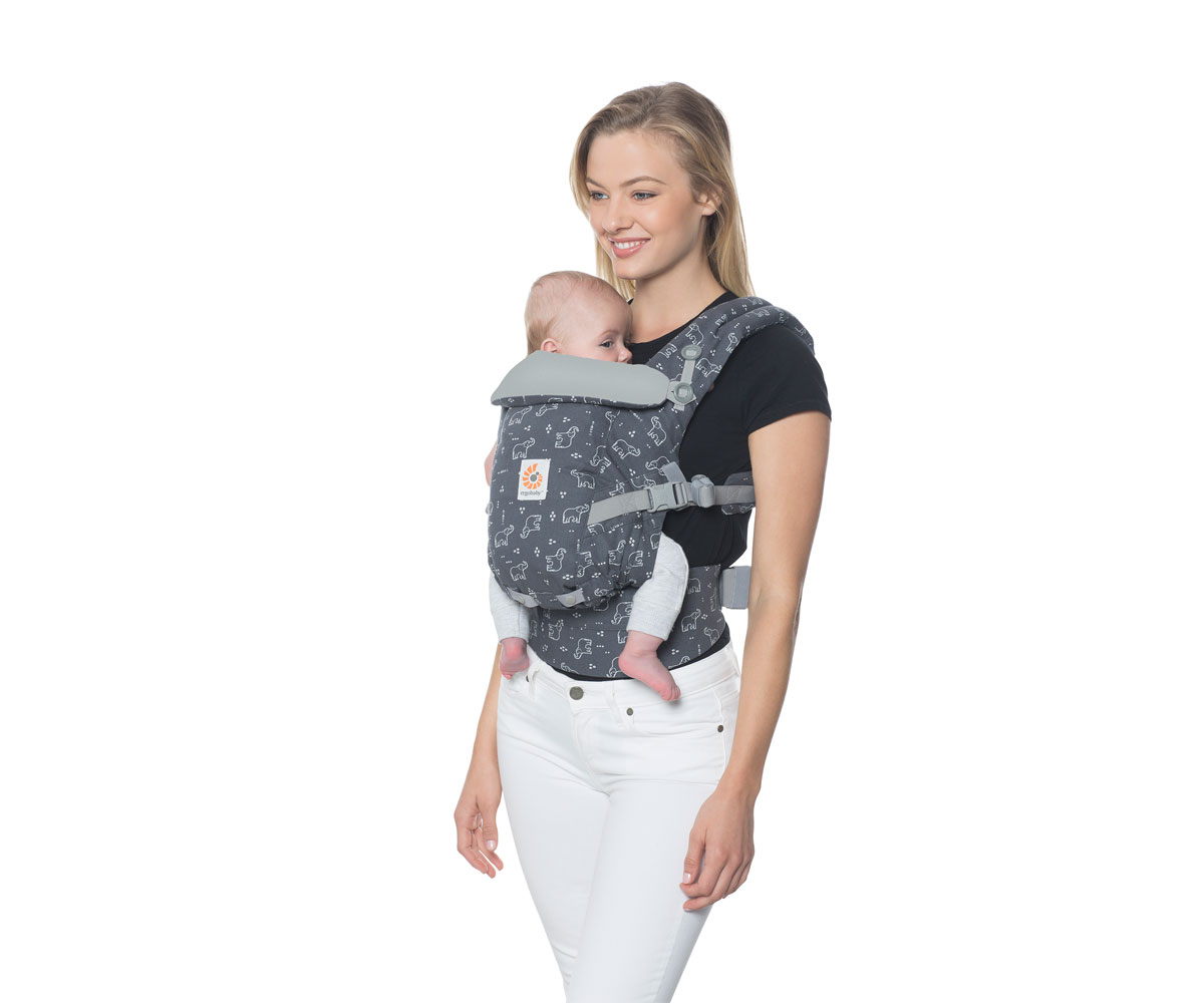 Kangura portabebés Mochila portabebé Ergobaby Adapt Elefantes