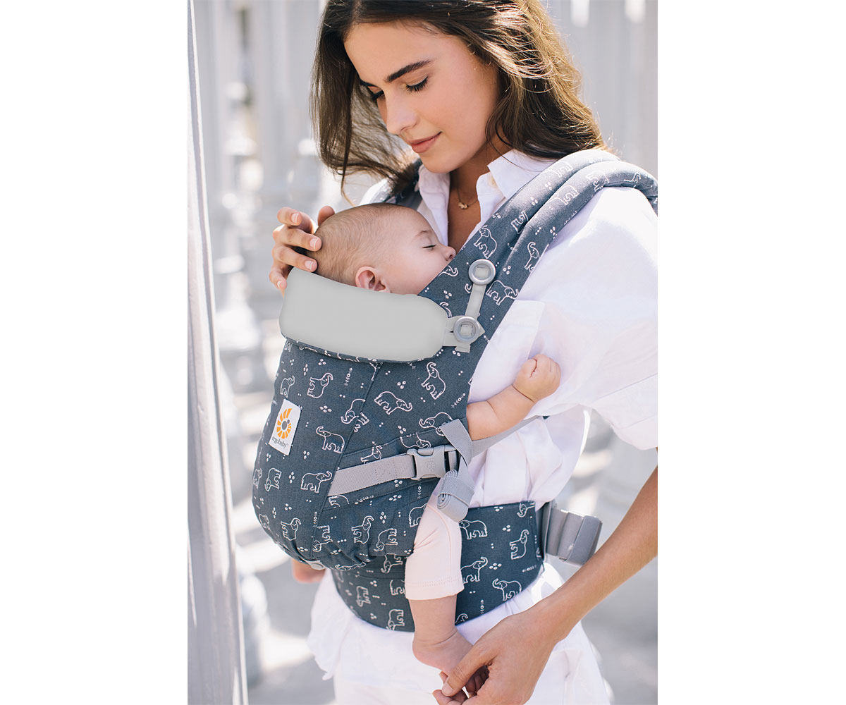 Kangura portabebés Mochila portabebé Ergobaby Adapt Elefantes