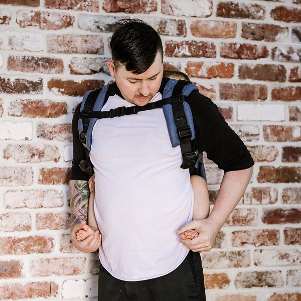 Kangura portabebés Onbuhimo Fidella Chevron Azul