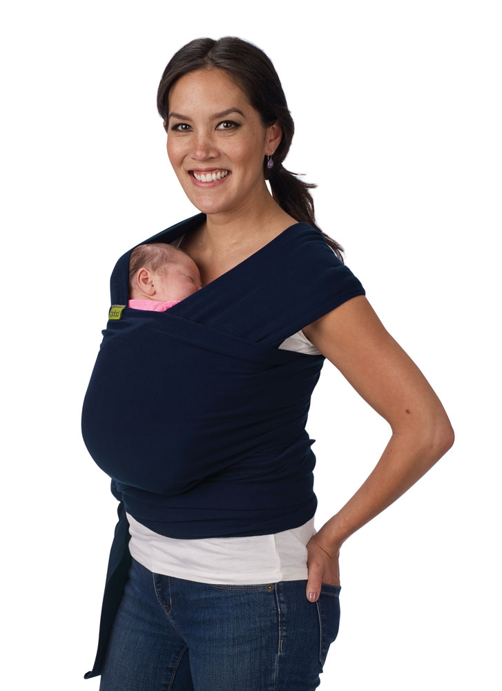 Kangura portabebés Fular elástico portabebé Boba Wrap Navy blue