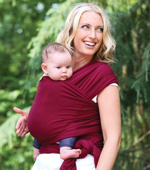 Kangura portabebés Fular elástico portabebé Boba Wrap Sangria