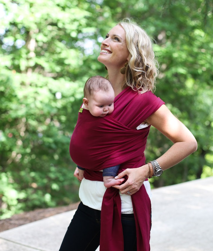 Kangura portabebés Fular elástico portabebé Boba Wrap Sangria